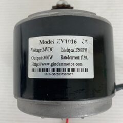 【GINDUN MOTOR】 DCモーター 電動モーター 24V用 16A 出力300W 2,750rpm ZY1016 N0064YG