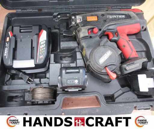 マックス MAX RB-440T 鉄筋結束機 中古品 14.4V バッテリー×2 充電器【ハンズクラフト宜野湾店】