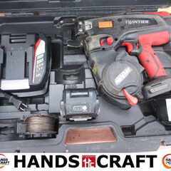 MAX マックス RB-440T 鉄筋結束機 中古品 バッテリ14.4V二個/充電器付き フルセット 【ハンズクラフト宜野湾店】 マックス MAX RB-440T 鉄筋結束機 中古品 14.4V バッテリー×2 充電器【