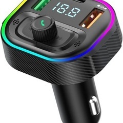 【新品未使用】FMトランスミッター Bluetooth5.1 車...