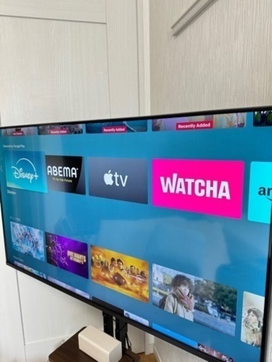 4K対応チューナーレステレビ　50型