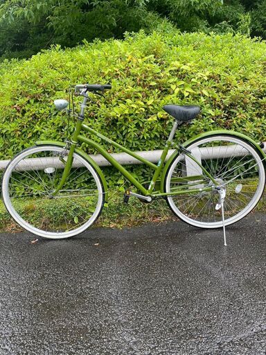 リサイクルショップどりーむ鹿大前店　No1439 自転車　シティサイクル　27インチ　ライト付き　サイクルベースあさひ　状態良好♪
