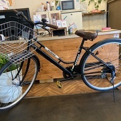 前後タイヤ・後輪チューブ新品！】 LEDオートライト 6段変速 27インチ 