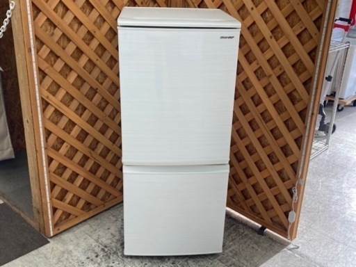 【愛品館江戸川店】保証充実 SHARP 2020年製 137L　2ドア冷凍冷蔵庫 SJ-D14F-W