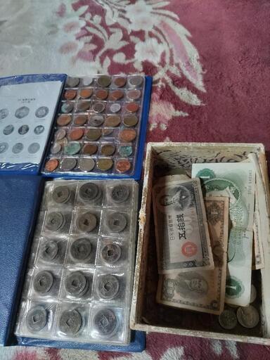 早い方優先　江戸時代のお金　古銭　紙幣　外国コインなど　まとめて　骨董　アンティーク