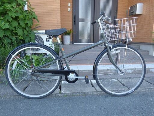 天童市　山形市　東根市　寒河江市　通勤通学用　LEDオートライト　26インチ 自転車整備士が整備