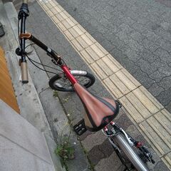 Rover[ローバー]18吋 折り畳み自転車 アルミ/外装6段/レッド