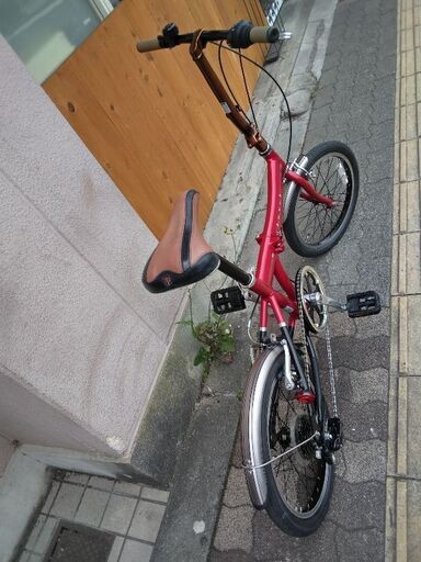 Rover[ローバー]18吋 折り畳み自転車 アルミ/外装6段/レッド
