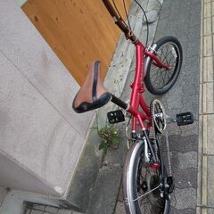 Rover[ローバー]18吋 折り畳み自転車 アルミ/外装6段/レッド