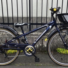 ＜超美品＞ブリヂストン・ジュニア・24インチ自転車・シマノ外装7...