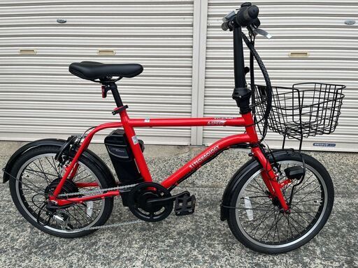 【新品★未使用】 電動アシスト自転車 シマノ外装6段 20インチ レッド