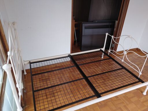 ローラアシュレイ ベッドフレーム セミダブルサイズ laura ashley お