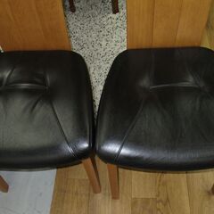 R401 KARIMOKU ハイバック ダイニング椅子、4脚セット、Used・美品