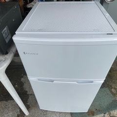 【リサイクルサービス八光】2019年製　アレジア 97リットル家庭用小型冷蔵冷凍庫 AR-BC97