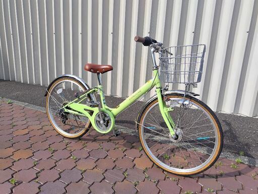 子供用自転車 22型 グリーン