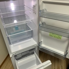 シャープ 179リットル 2ドア冷蔵庫 SJ-D18H-W 2022年製美品