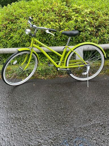 リサイクルショップどりーむ鹿大前店　No1440 自転車　シティサイクル　24インチ　小柄な方も乗れる♪　ライト付き　サイクルベースあさひ