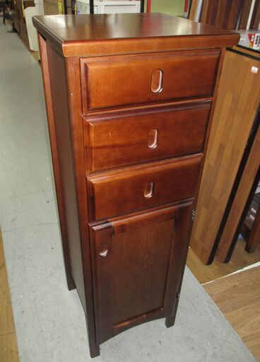 R435 スリムハイチェストサイドキャビネット、幅41cm Used