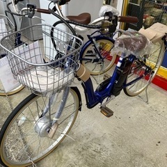 💝新品・未使用品💝ブルー26インチ電動自転車💝　709
