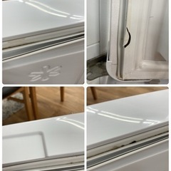 S103 ⭐ Haier 2ドア冷蔵庫（148L 右開き）17年製 JR-NF148A  ⭐ 動作確認済 ⭐ クリーニング済