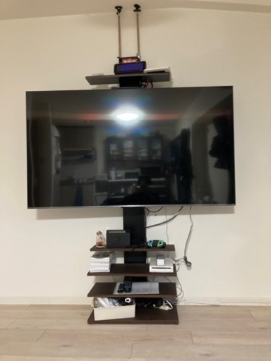テレビ　TV TCL65インチ　壁寄せスタンドセット