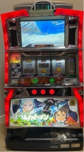 初代エウレカセブン【データカウンター・10円玉貯金箱可】パチスロ　実機