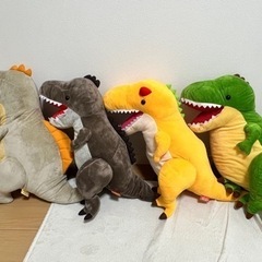 4匹セット 恐竜 おもちゃ おもちゃ ぬいぐるみ