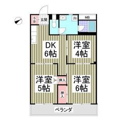 ｟3DK｠💙敷０＆礼０❕鶴ヶ島市❕デザイナーズ物件！M-reno...