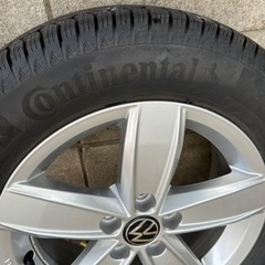 VW ポロ（AW） コンチネンタルスタッドレス185/60R15 ＋ アルミ15X6.5J 4本