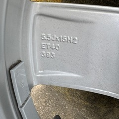 VW ポロ（AW） コンチネンタルスタッドレス185/60R15 ＋ アルミ15X6.5J 4本