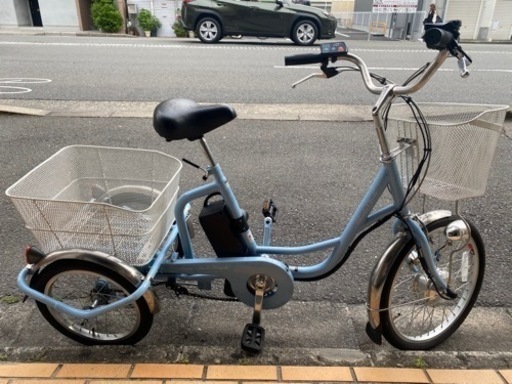 訳あり！電動アシスト式三輪自転車