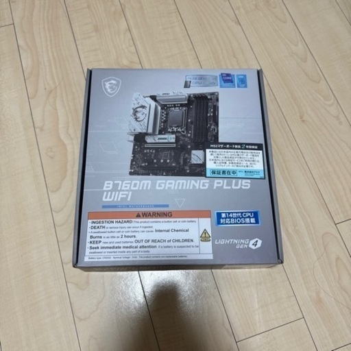 MSI B760m GAMING PLUS WIFI micro- ATX マザーボード 新品未開封