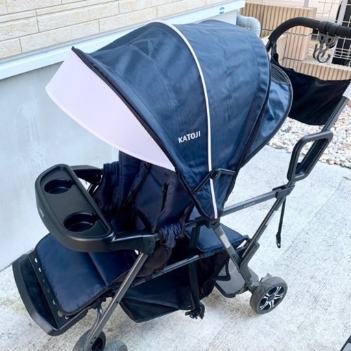 【譲ります】子供用品 2人乗りベビーカー