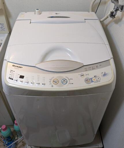 〜5月30日限定　シャープ洗濯機ES-FG73　7kg洗い　清潔穴なし槽