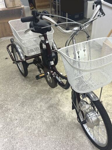 値下げ!!!  ミムゴ MG-TRM20EB 電動アシスト三輪自転車 アシらくチャーリー ワインレッド 電動三輪車