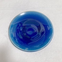 藍色系　瑠璃色系　大皿　丸皿:パスタ皿:食器:和食器