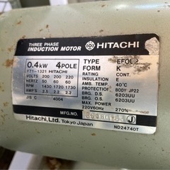  日立製コンプレッサー