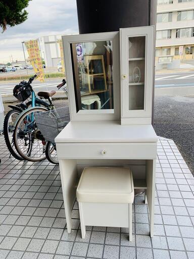 ニトリ ドレッサー椅子セット フェリベーネ FEL1360H ホワイト