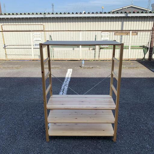 MUJI 無印良品 パイン材ユニットシェルフ ラック 幅86cm