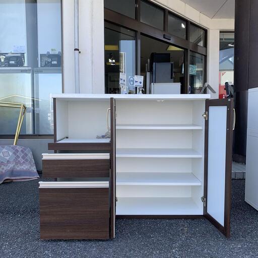 創愛ファニチュア キッチンカウンター クレオ120 創愛ファニチュア キッチンカウンター クレオ120