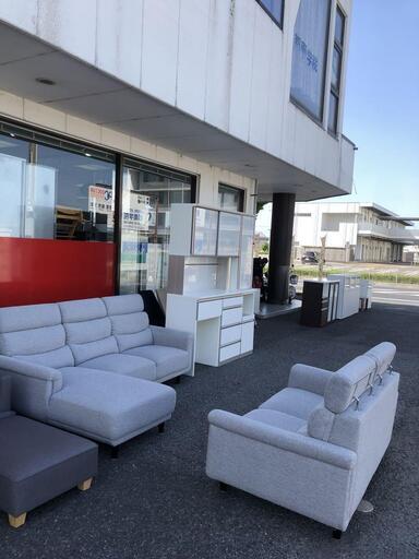 Kafis カフィス ヘッドレストソファセット グレー