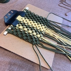 マクラメ編み　in harbtea salon cocoro