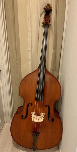 コントラバス　弦楽器の山本オリジナルMontelibro By-50 1/2サイズ　ケース付き