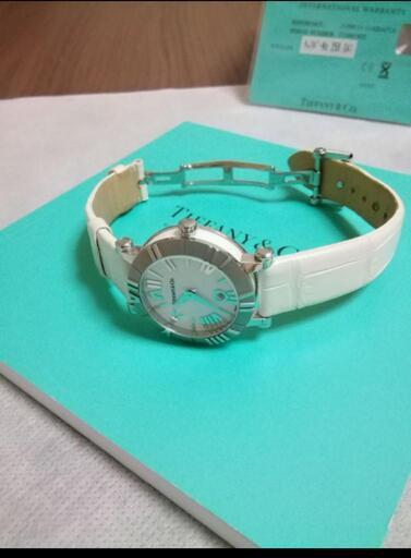 非常に美品。TIFFANY＆CO アトラス　ハートデイト　腕時計