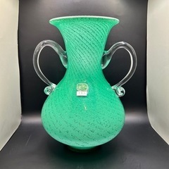 Art Glass 手作り花瓶  