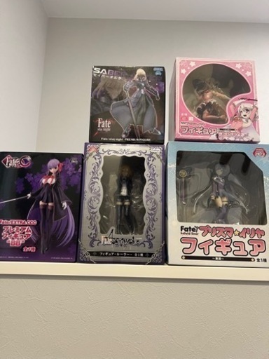 5個セット バラ売り不可 箱に凹みなどダメージが有ります 状態気になる方はご遠慮ください Fate プリズマイリヤ 美遊 セイバーオルタ ルーラー BB プレミアムフィギュア　EXTRA CCC プライズ　stay night apocrypha wieder kaleid liner