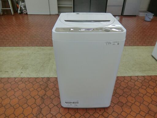 ID 185029　洗濯機6K　シャープ　２０２１年　ES-GE6E-T