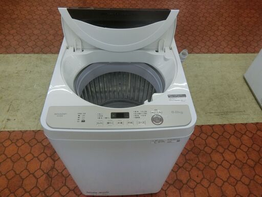 Amazon.co.jp: シャープ SHARP 全自動洗濯機 幅56.5cm(ボディ幅52.0cm) 6kg ステンレス穴なし槽 ブラウン系 ES -GE6D-T : 大型家電