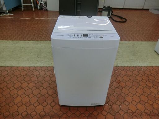 ID 185494　洗濯機5.5K　ハイセンス　２０２０年　HW-E5503