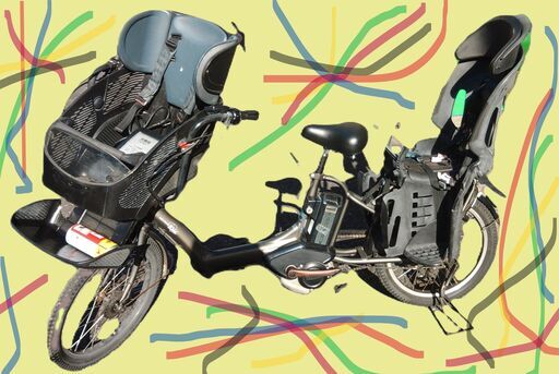 e206土日もお子様と土足のままいろいろなタイプの電動自転車のご試乗可能です  ️電動自転車・リサイクル専門店　　ご試乗をしてから、ご購入できます。  ２０インチ、チャイルドシート、２人乗り、３人乗り、１人乗り電動自転車  バカ良心的な電動自転車屋１００日間・安心の無料点検・️無料交換保証サービス付き  後ろチャイルドシートを大きめのかごに変更のオプション無料です。  バッテリーは新品の９０％以上の性能です。  １回の充電で３